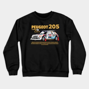 Peugeot 205 Crewneck Sweatshirt